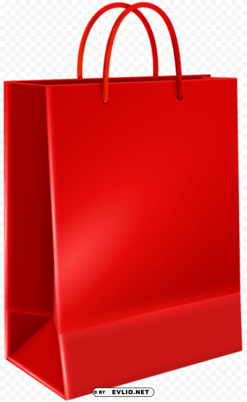 red gift bag PNG files with no backdrop required
