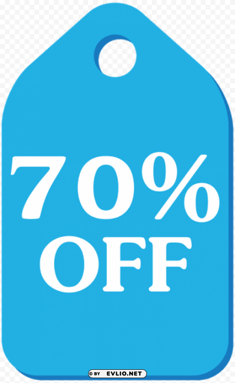 blue discount tag PNG download free