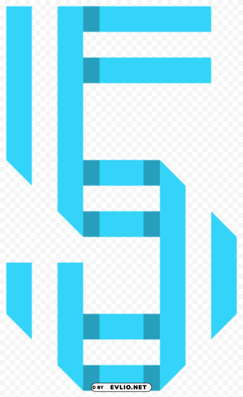 Five Blue HD Transparent PNG