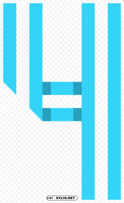 Four Blue Free Transparent PNG