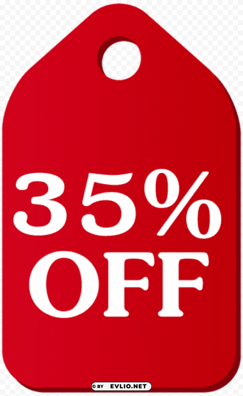 red discount tag HighResolution Transparent PNG Isolated Element
