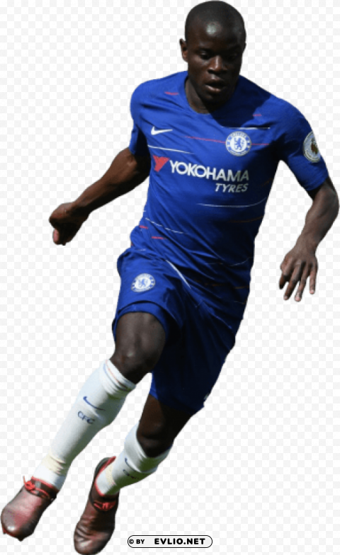 Ngolo KantÃ Clean Background Isolated PNG Illustration