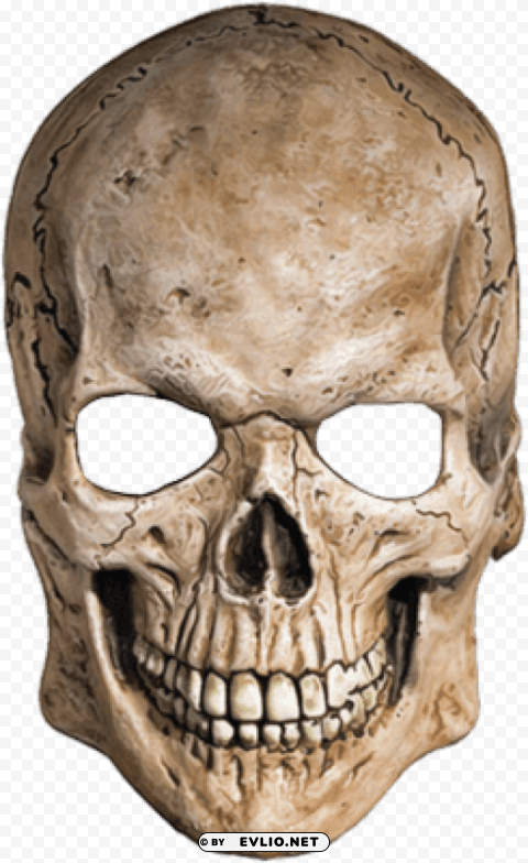 White Mask Skull PNG Images For Merchandise