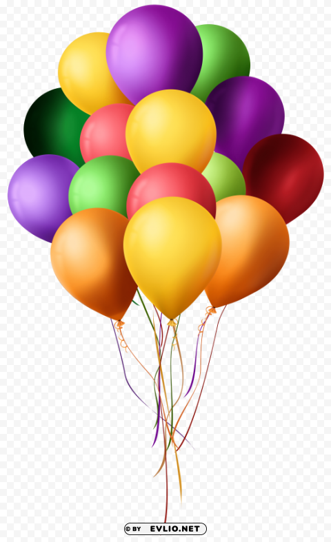 bunch of balloons PNG high quality