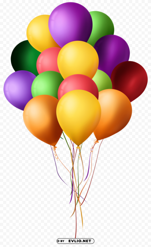 Bunch Of Balloons PNG High Quality