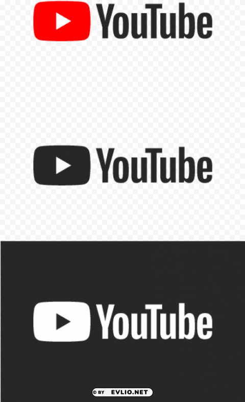 youtube logo PNG graphics with clear alpha channel collection PNG transparent with Clear Background ID e7a7381e