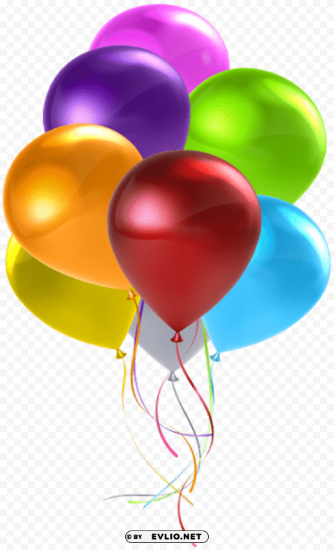 colorful balloon bunch transparent PNG images no background