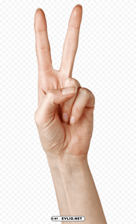 hand showing two fingerspicture PNG transparent elements complete package