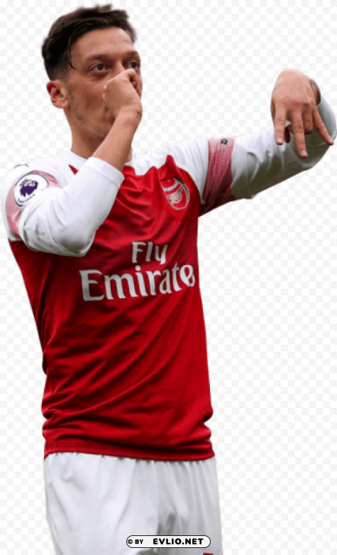 Mesut Ãzil Transparent Background Isolation In PNG Format