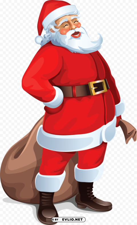 santa clausd Isolated Subject on Clear Background PNG clipart png photo - 1f424eca