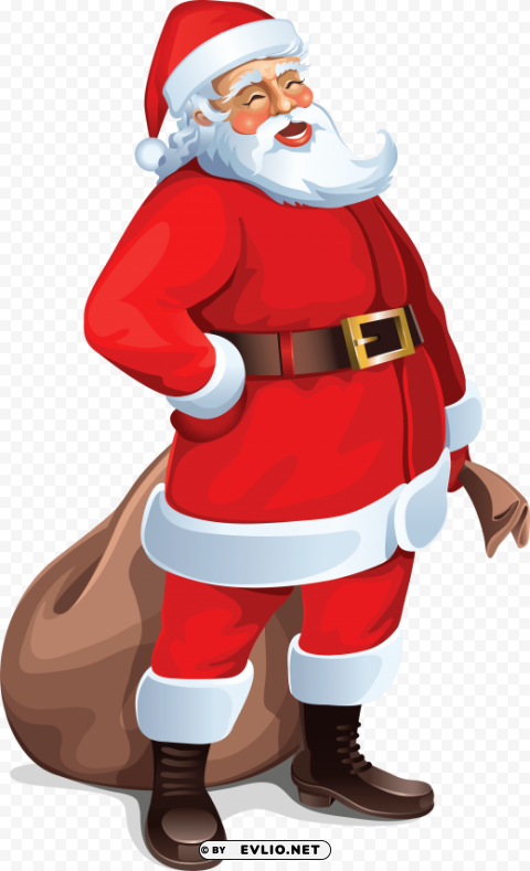 Santa Clausd Isolated Subject On Clear Background PNG