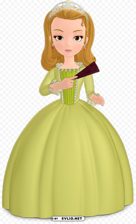 sofia the first princess amber PNG Isolated Design Element with Clarity