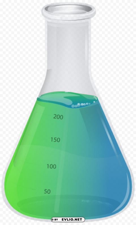 transparent flask PNG Graphic with Clear Isolation
