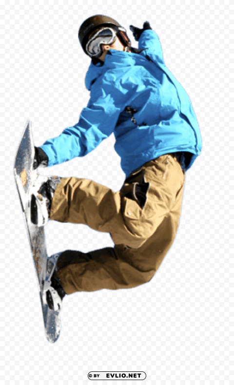 Freestyle Snowboard Clear Background Isolated PNG Illustration