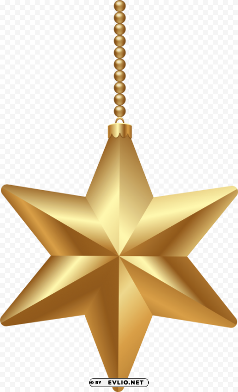 xmas star PNG Graphic Isolated on Transparent Background