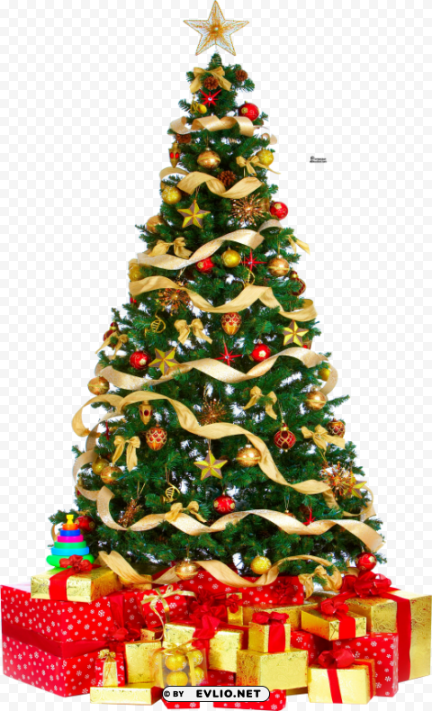 xmas tree 3 hq lar Isolated PNG Image with Transparent Background clipart png photo - 19a3552b