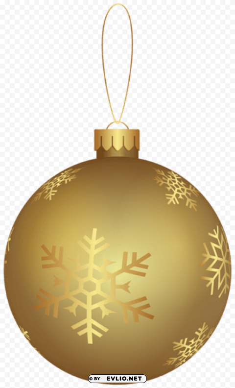 christmas ornament gold High-resolution transparent PNG files