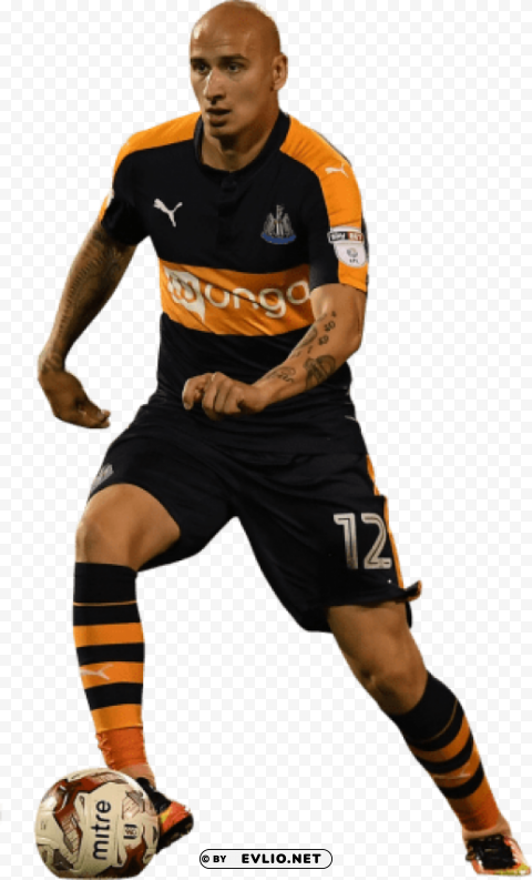 Jonjo Shelvey Isolated Graphic On HighQuality PNG