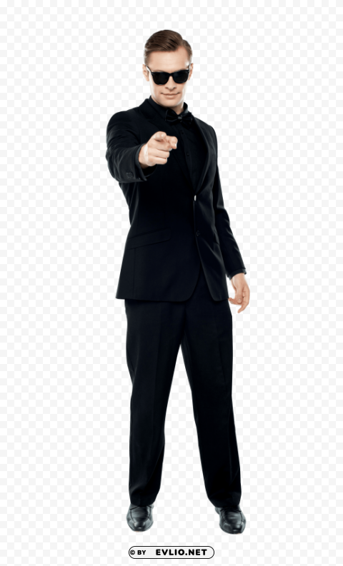 men in suit Transparent PNG Isolated Item