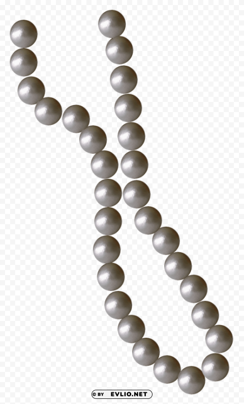 pearl string Isolated Design Element on Transparent PNG