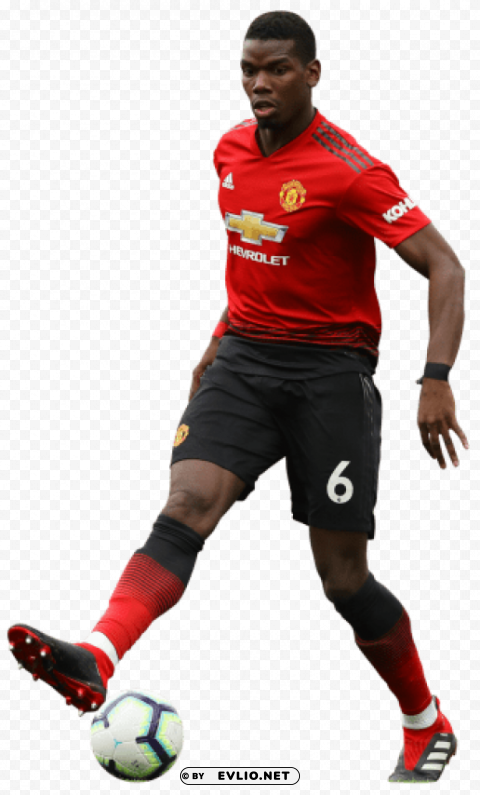 paul pogba Transparent PNG Image Isolation