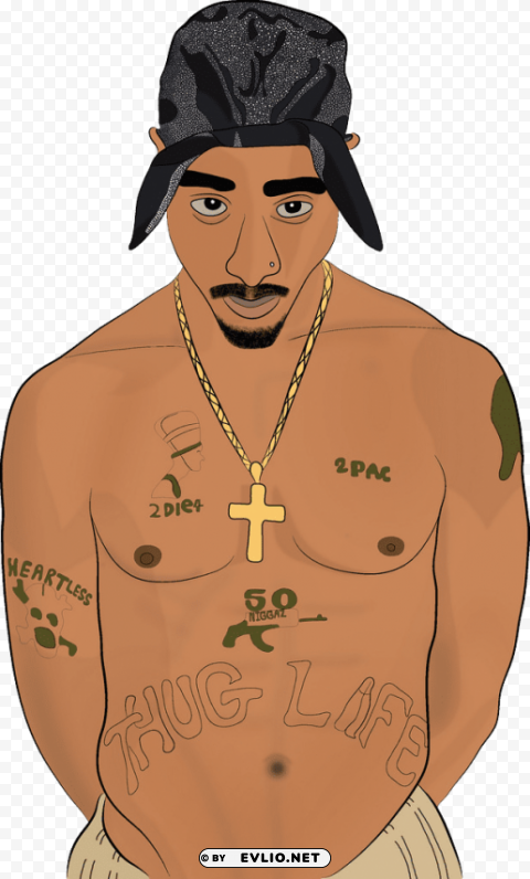 2pac Transparent Cutout PNG Graphic Isolation clipart png photo - 7a4e5ff1