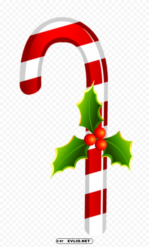 Christmas Candycane Transparent Design PNG