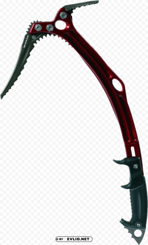 Ice Axe Isolated Artwork On Clear Transparent PNG