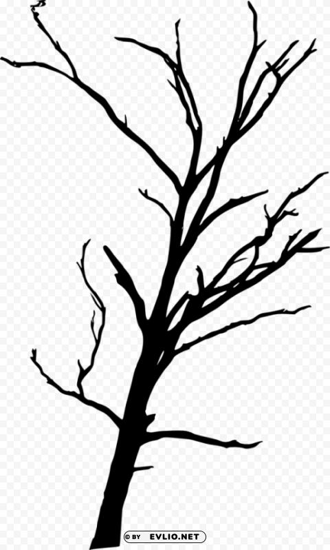 dead tree silhouette PNG images with alpha mask