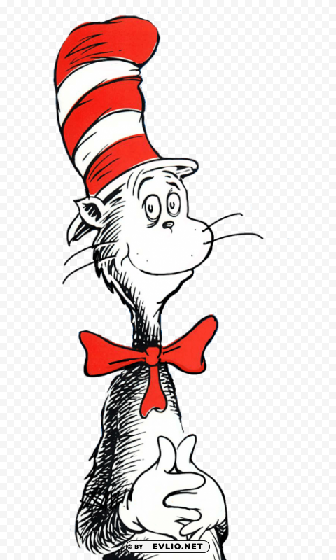 dr seuss cat Isolated Item in HighQuality Transparent PNG png images background - Image ID 42605e16