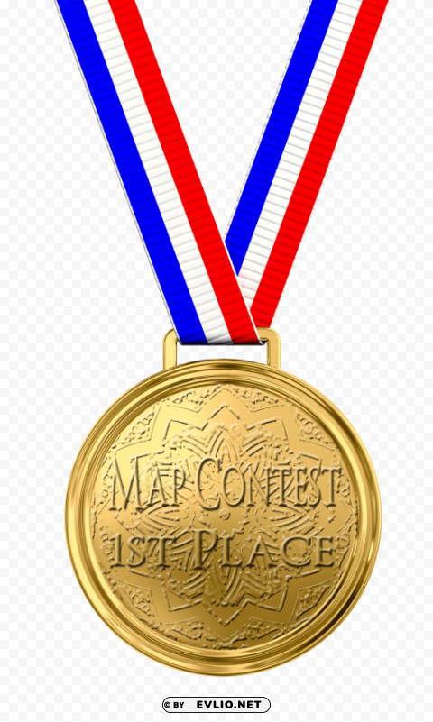 gold medal PNG images with transparent space