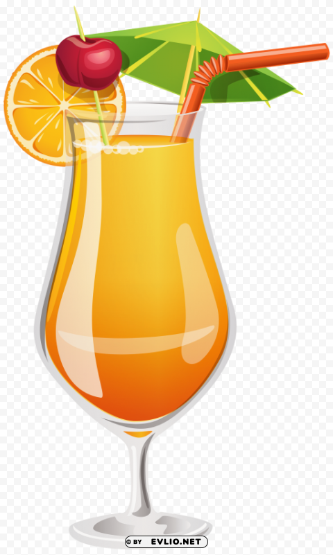 orange cocktail Isolated Graphic on HighQuality PNG