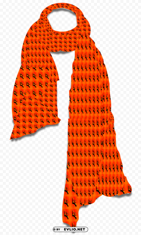 orange scarf PNG transparent images extensive collection