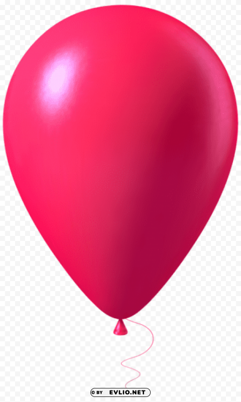 Pink Balloon PNG With Clear Background Set