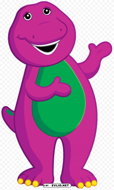 Barney Smiling PNG Image With Isolated Artwork