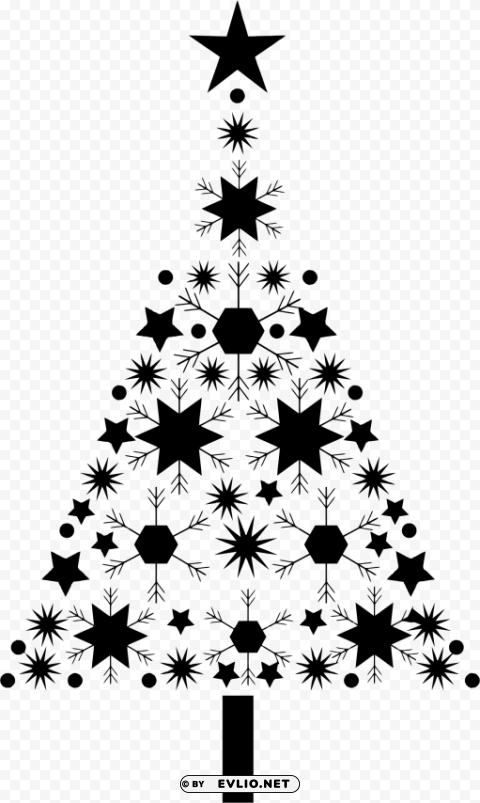 image freeuse download snowflake by karen arnold big - clip art christmas tree Clear Background Isolated PNG Illustration