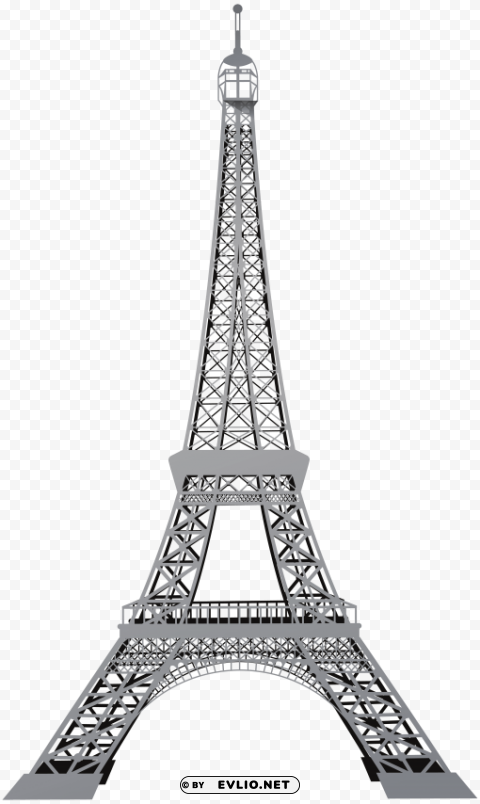 eiffel tower Transparent Background PNG Object Isolation