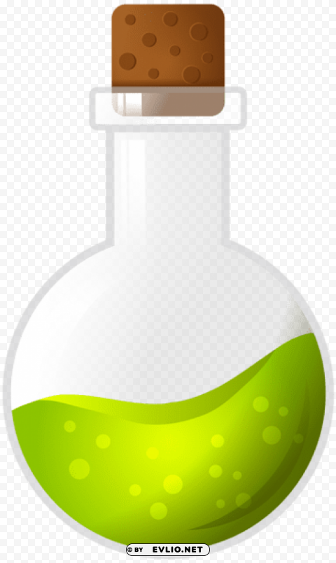 poison potion PNG Image with Transparent Background Isolation