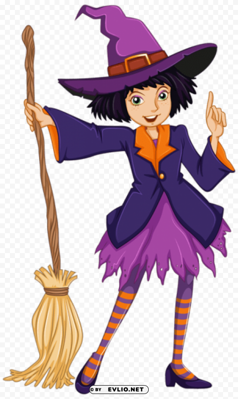 witch Clear Background Isolated PNG Icon