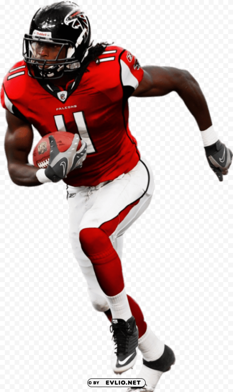 PNG image of julio jones atlanta falcons Isolated Item with Transparent Background PNG with a clear background - Image ID 41464173