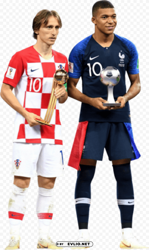 Download luka modric & kylian mbappé PNG images for printing png images background ID 6db1d162