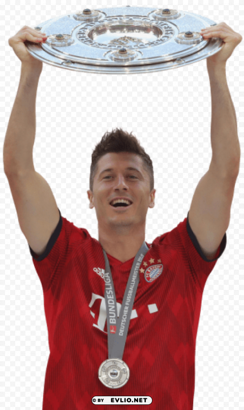 Robert Lewandowski Clear Background PNG With Isolation