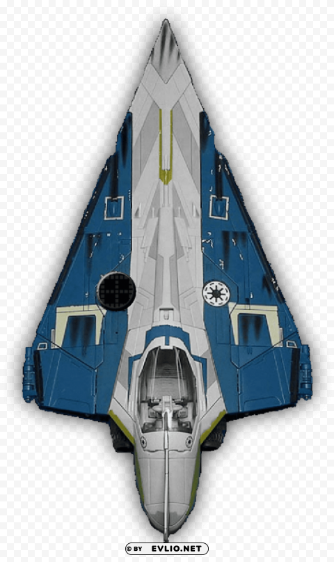 blue star wars ships PNG Isolated Subject with Transparency