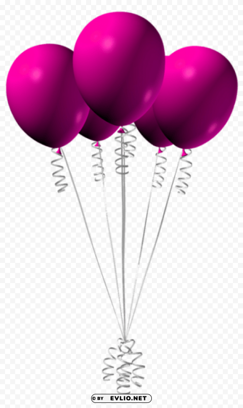 pink balloons PNG images with no background comprehensive set