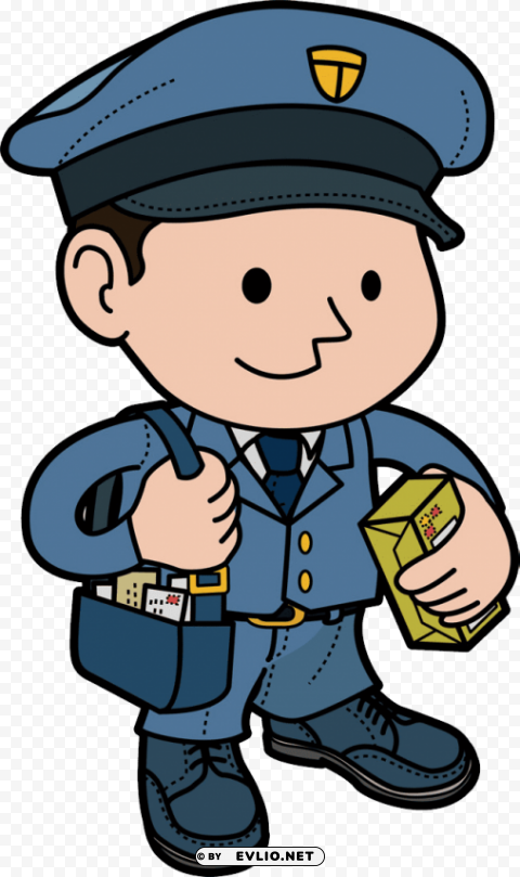 postman PNG images with no background needed