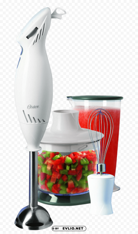 Hand Blender Mixer PNG with Transparency and Isolation