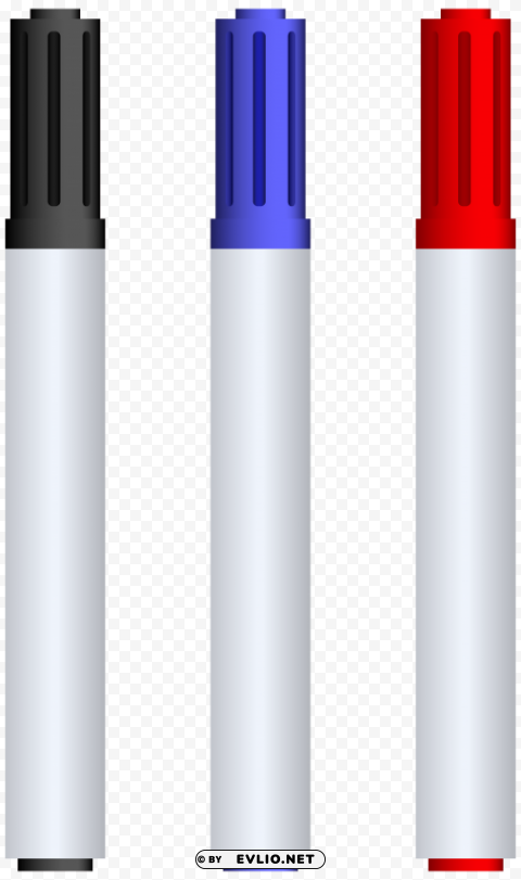 markers Isolated Illustration in Transparent PNG