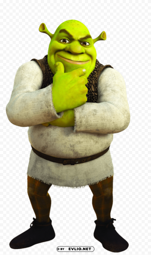 shrek thinking Isolated Subject on HighQuality PNG