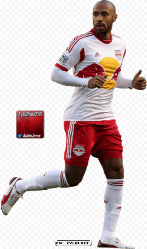 Thierry Henry Transparent PNG Isolated Illustrative Element