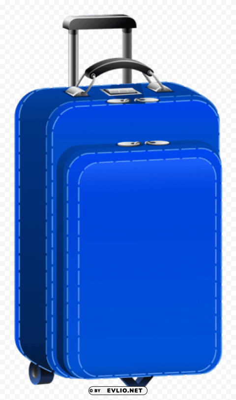 blue travel bagpicture Isolated Subject in Transparent PNG Format
